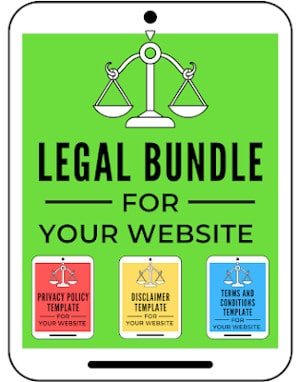 Showcase image for Amira Law A Self Guru Legal Bundle for Website showing Privacy Policy, Disclaimer, and Terms and Conditions template covers.