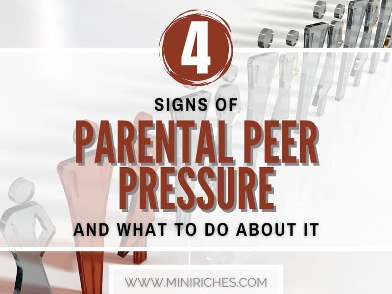 Feature image for 4 Signs of Parental Peer Pressure and What to Do About It post.