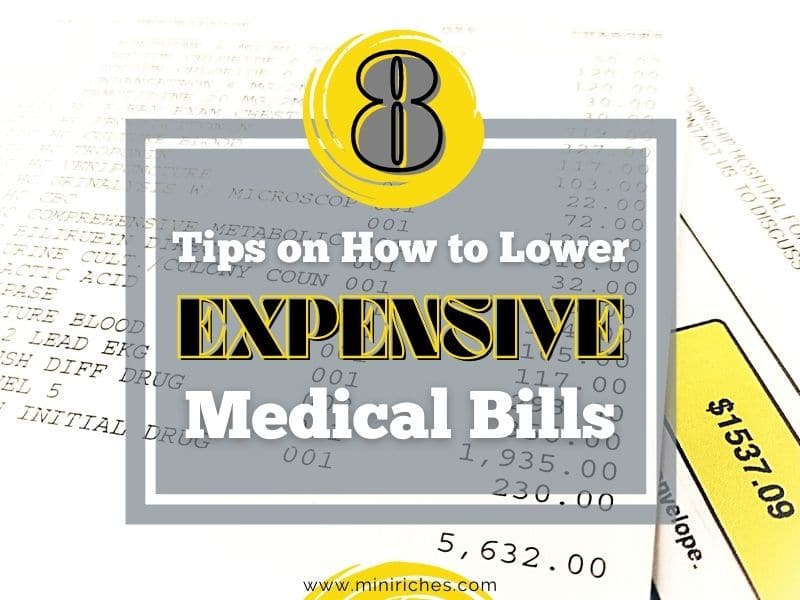 Feature image for 8 Tips on How to Lower Expensive Medical Bills post.